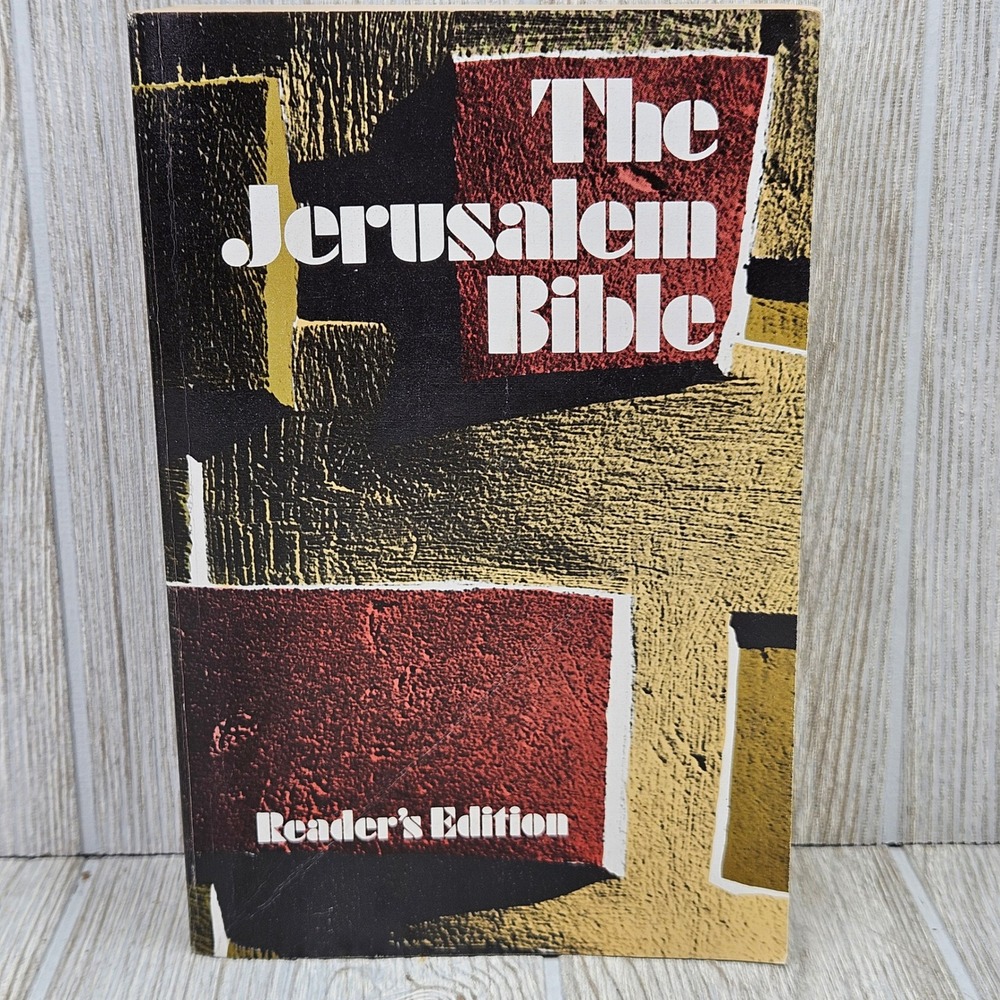 The Jerusalem Bible Reader's Edition 1968 Doubleday Paperback Alexander Jones